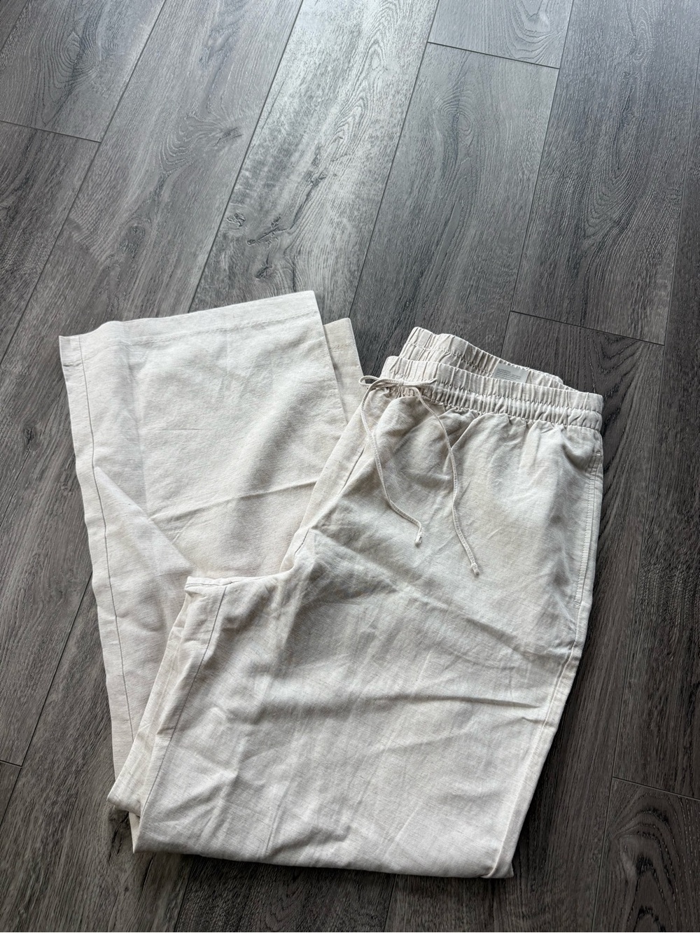 H&M Linen Blend Pants